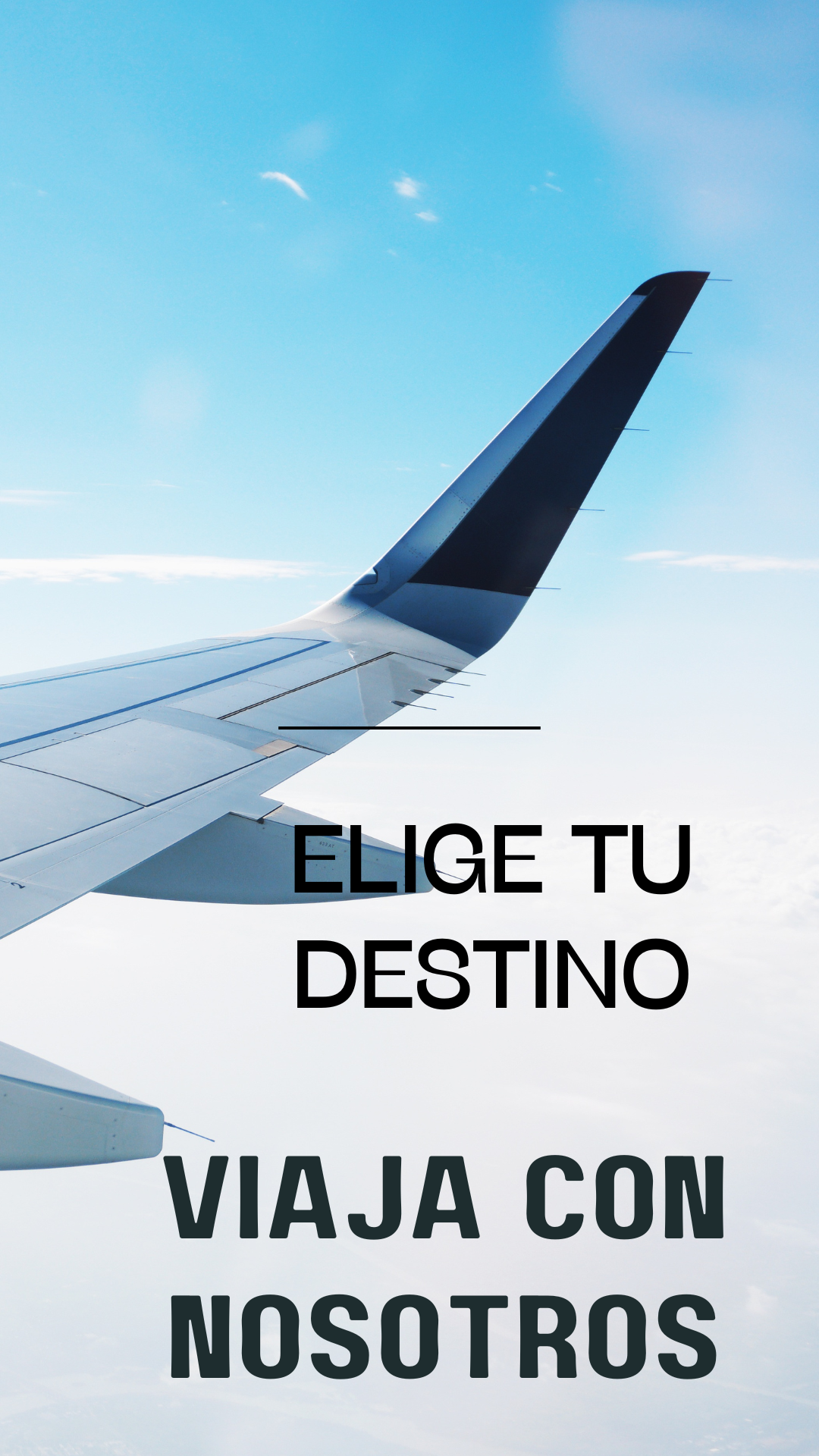 motivational plane travel instagram story